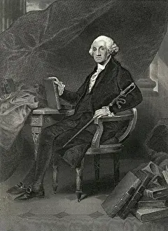 Seated Portrait Of George Washington
