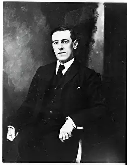 Seated Portrait Of Woodrow Wilson