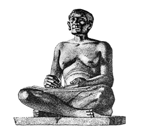 Manuscript Prints: The Seated Scribe