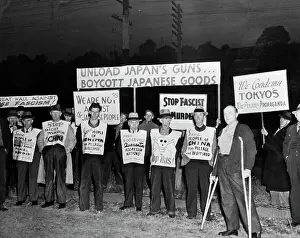 Seattle Prints: Seattle Protest Against Japanese
