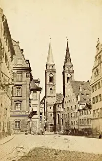 Bayern Prints: The Sebaldus Church in Nuremberg in 1870