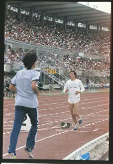 Sebastian Coe Preparing for Meet