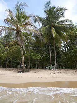 Secluded beach, Punta Uva, Puerto Viejo de Talamanca, Costa Rica, Central America