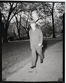 Stimson Prints: Sec.Of War Henry Stimson Arrives