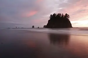 Environmentalism Prints: Second Beach at La Push, Olympic Coast, Washington, USA