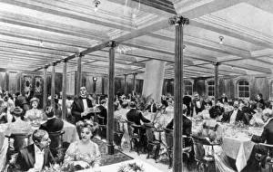 3641 Prints: Second Class Dining