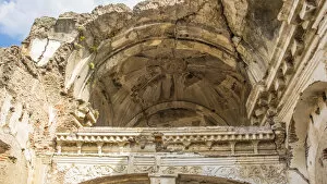 Antigua Western Guatemala Gallery: Second floor of ruins of San Agustin Church in Antigua Guatemala