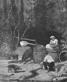 North Carolina Prints: Secret Work in Whiskey Still