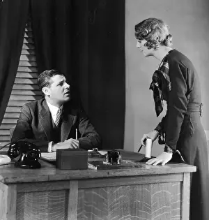 Desk Prints: Secretarial Task