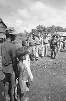 Saigon Prints: Secretary Of Defense Mcnamara And Party