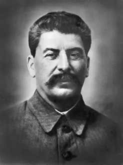 Russian Prints: Secretary General of Soviet Central Committee Joseph Stalin