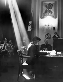 Secretary of Labor Frances Perkins During Naval Affairs Hearing