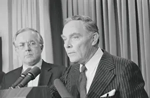 Secretary of State Alexander Haig Holding Emergency Press Conference