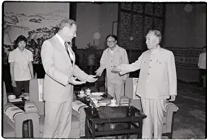 Sitting Room Prints: Secretary of State and Chinese Vice Premier