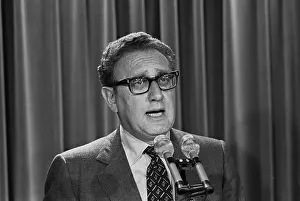 Secretary of State Henry Kissinger Speaking at Press Conference