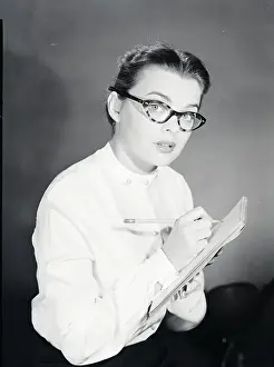 Secretary Taking Dication