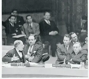 UN Security Council Discussing Peace Mission