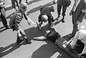 Security Picking up Prostrate Demonstrator