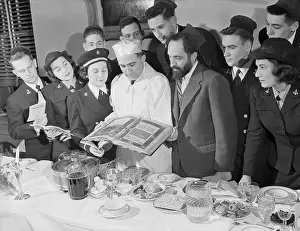 Jewish Prints: Seder Ceremony For Navy Students
