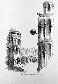 They Were Seen to Fall Evenly Illustration