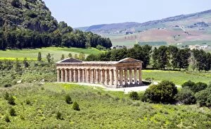 Images Dated 27th April 2012: Segesta Temple, Sicily Italy
