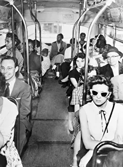 Segregation Prints: Segregated Bus in Texas