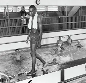 Swimmer Prints: Segregated Swimming Pool