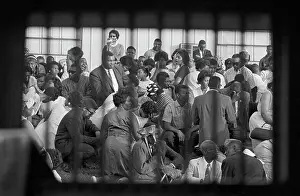 Grille Prints: Segregation Protesters at Jail