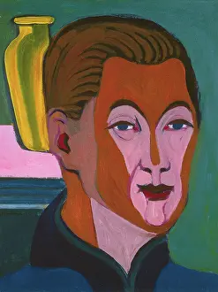 Prints of Self-Portrait, 1925. Found in the collection of Kirchner Museum Davos. Artist Kirchner, Ernst Ludwig (1880-1938). (Photo by Fine Art Images/Heritage Images via Getty Images) Raw Rhythms: The Electric World of Ernst Ludwig Kirchner: Self-Portrait