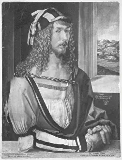 Wavy Hair Prints: Self-Portrait by Albrecht Durer