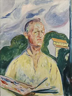 Prints of Self-portrait with Palette. Private Collection. (Photo by Fine Art Images/Heritage Images/Getty Images) Where emotion becomes image, and every image speaks a thousand whispers.: Self-Portrait With Palette