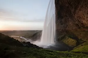 Images Dated 20th May 2011: Seljalandsfoss waterfall, Porsmoerk, southern Iceland, Iceland, Europe