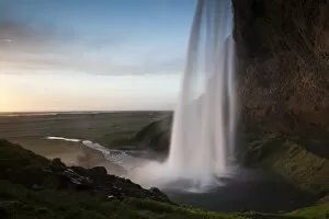 Images Dated 20th May 2011: Seljalandsfoss waterfall, Porsmoerk, South Iceland, Iceland, Europe