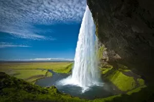 Images Dated 23rd June 2012: Seljalandsfoss waterfall, South Iceland, Iceland