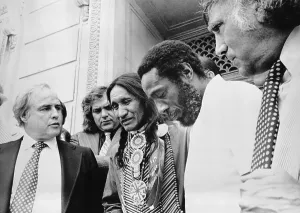 Shaman Prints: Selo Blackcrow with Marlon Brando and Dick Gregory