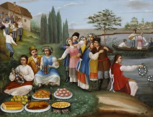 Festivity Prints: Semik (The Seventh Thursday After Easter) In Ukraine