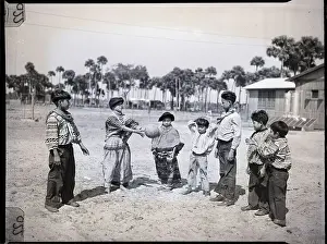 Seminole Prints: Seminole Family Is Shown Returning