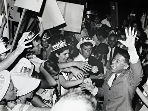 Sen. Brooke, Ma, Waves Greeting To Crowd