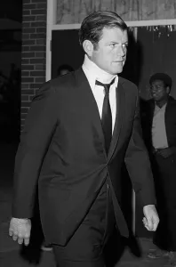 Neck Prints: Sen. Edward Kennedy Wearing Neck Collar