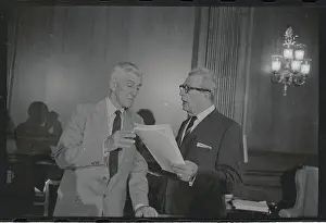 Sen. Leverett Santonstall Speaking with Everett Dirksen