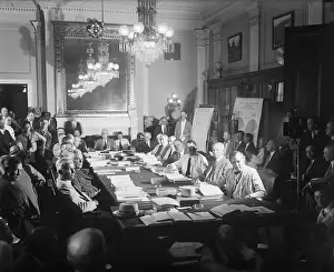 Senator Prints: Senate Finance Committe During Meeting