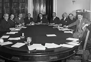 Senator Prints: Senate Foreign Relations Committee Seated Around Table