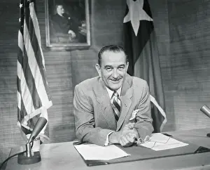 Majority Leader Prints: Senate Majority Leader Lyndon Johnson