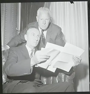 Senator Albert Gore, Standing, with Colleague