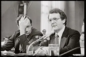 Senator Bill Bradley and Others in Senate Hearing