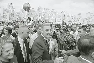 Supporters Prints: Senator Eugene Mccarthy Campaigns in Chicago