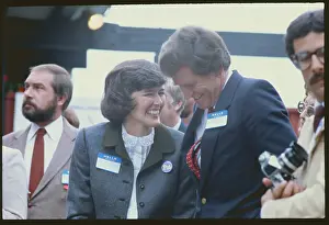 Senator Gary Hart with Pat Shroeder