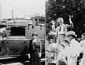 Senator Prints: Senator Hattie Caraway and Senator Huey Long Combination