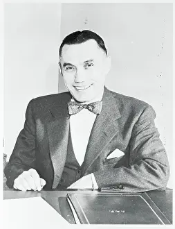 Senator J. Allen Frear Jr. Posing at Desk