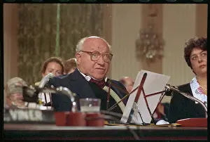 Senator Jacob Javits at House Selection Committee Meeting